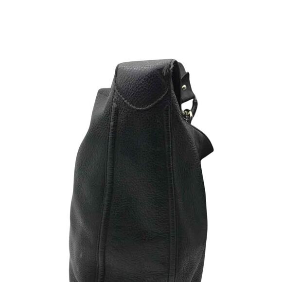 Coach A1480-F23309 Black Pebbled Leather Large Shoulder Bag Purse - Picture 2 of 4